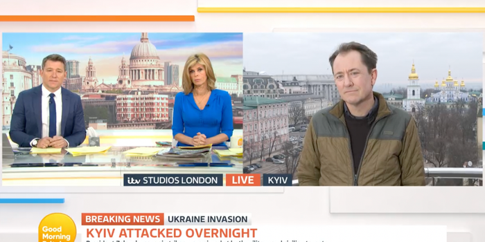 ITV viewers fear for reporter's safety during Kyiv broadcast