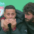 Thiago in tears after getting injured before Carabao Cup final
