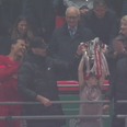 Alisson let young boy be part of Liverpool trophy-lift after being asked by his Dad