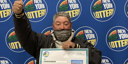 Man wins $10m lottery for second time in three years