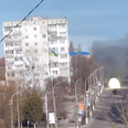Russian tank caught on camera ‘firing indiscriminately at Ukrainian person filming in building’