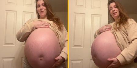 Woman shocks internet with her huge baby bump – and she’s only expecting one child