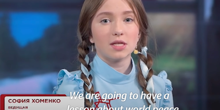 Russia uses famous kid in bizarre new attempt to lie to its own people