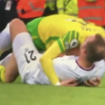 Brandon Williams gives wholesome reaction to Christian Eriksen’s rugby tackle