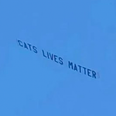 ‘Cats’ Lives Matter’ banner flies over Anfield during Liverpool-West Ham game