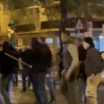 West Ham and Eintracht Frankfurt fans violently clash in Seville
