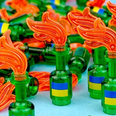 Specially-made LEGO of Zelenskyy and Molotov cocktails raise money for Ukraine
