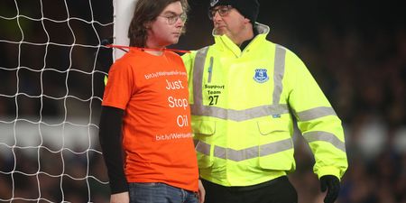 Everton pitch invader revealed as Insulate Britain campaigner