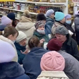 Shocking scenes as Russian shoppers physically fight over sugar