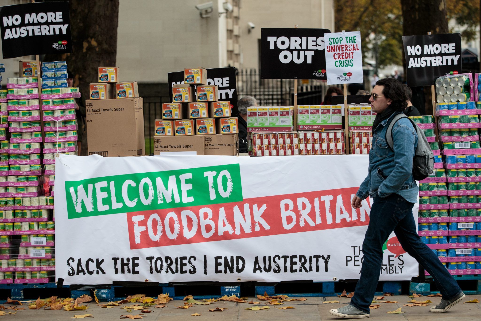 Welcome to food bank Britain (Credit: Getty)