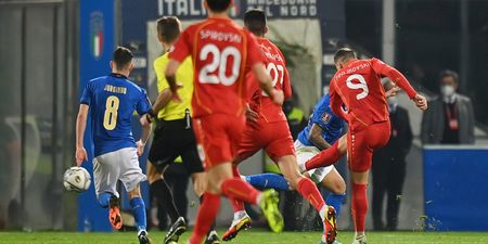 Italy knocked out of World Cup play-offs in late defeat to North Macedonia