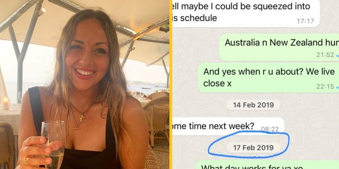 Man responds to hinge date after three years