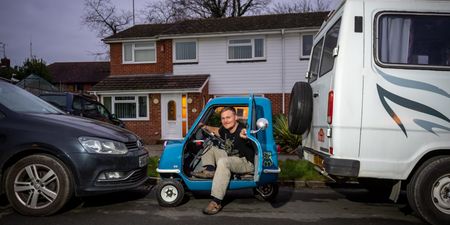 Brit with world’s smallest car avoids soaring fuel prices as his vehicle costs just £7 to fill up