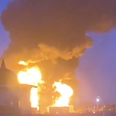 Ukrainian helicopters attack oil facilities inside Russia as fire breaks out, Kremlin claims