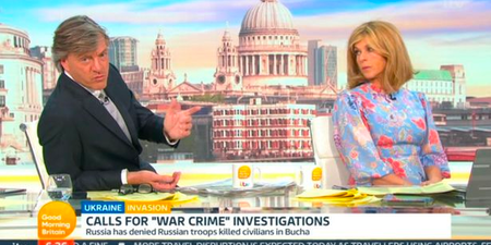 Richard Madeley sparks outrage on GMB by asking ‘how exactly is rape a weapon of war?’