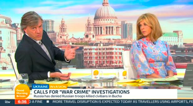 Richard Madeley asks 'how is rape a weapon of war?'