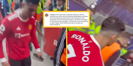 Cristiano Ronaldo offers fan trip to Old Trafford as Merseyside police issue statement