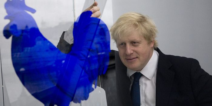 Boris Johnson cockerel Ukraine