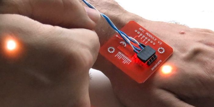 Human bank card implant microchip