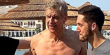 72-year-old Arsene Wenger pictured topless and he’s absolutely shredded