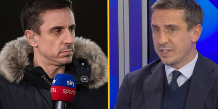 Gary Neville admits to ‘unprofessional’ commentary during Liverpool vs Man Utd