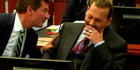 Johnny Depp cracks up as receptionist testifies about Amber Heard’s claims