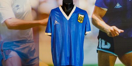 Diego Maradona ‘Hand of God’ shirt sells for millions at auction