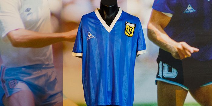 Diego Maradona shirt sold
