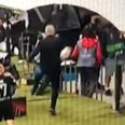 David Moyes sent off after appearing to kick ball at ball boy during West Ham defeat