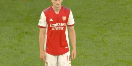 Rob Holding sent off for idiotic elbow on Heung-min Son in north London derby