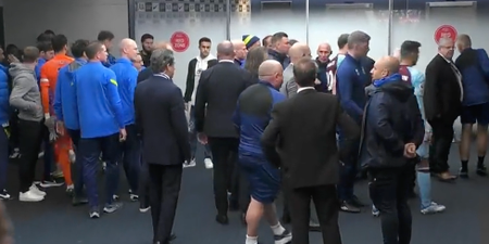 Burnley’s Phil Bardsley in heated tunnel exchange after controversial Spurs penalty