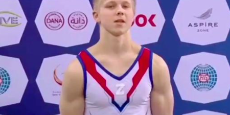 Russian gymnast who wore ‘Z’ symbol has been banned from the sport for a year