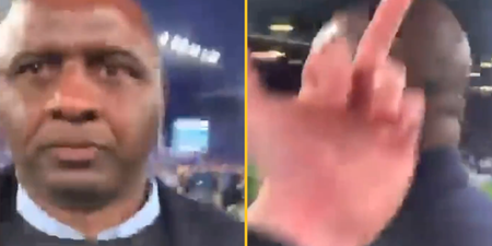 Fan footage emerges from the moment Patrick Vieira ‘kicked’ Everton supporter