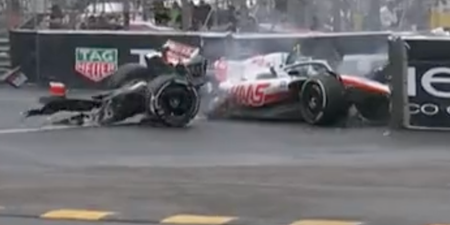 Mick Schumacher involved in nasty crash during Monaco Grand Prix