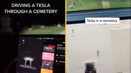 People are losing it after realising Tesla cars can detect ‘ghosts walking around graveyards’