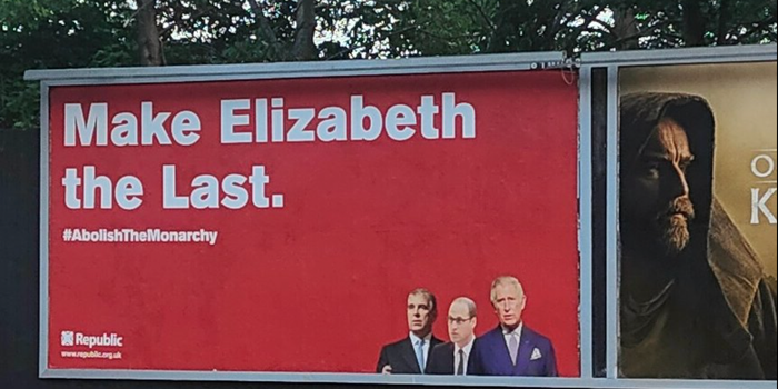 Anti-monarchy billboards appear in Scottish cities and people are loving it