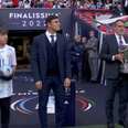 Diego Maradona’s grandson presents Finalissima trophy ahead of Italy vs Argentina game