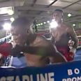 Boxer taken to hospital after punching invisible opponent during title fight
