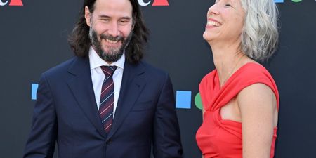 Keanu Reeves is all smiles as he makes rare public appearance with girlfriend