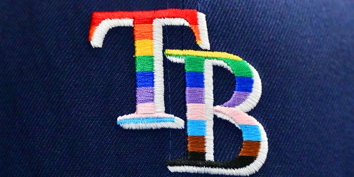 MLB Players LGBTQ+ pride logo