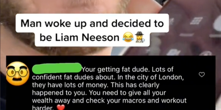 Hilarious moment personal trainer goes all ‘Liam Neeson’ by tracking down online troll