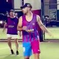 Footage emerges of Sergio Aguero playing football for first time since retiring