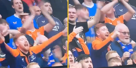 Rangers fan sacked after telling work he was abroad before appearing on TV during Scottish cup final