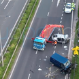 Boy 15, arrested and three dead after ‘stolen’ van drove wrong way down motorway and hit taxi