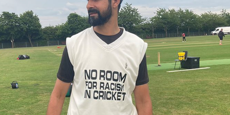 Amateur cricket league bans player’s anti-racist jumper