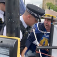 Brexit protester has amplifiers seized as new protest laws come into force
