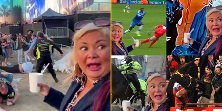 FootballJOE Photoshop Challenge #9: Hyde Park brawl woman