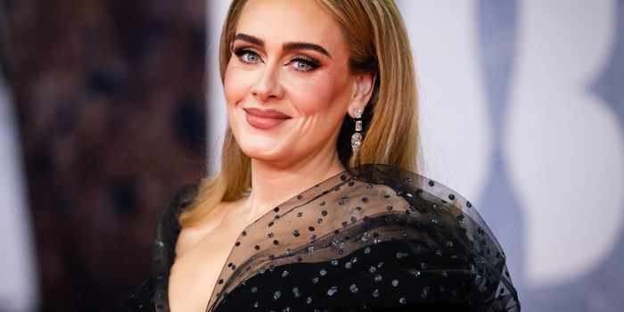 LONDON, ENGLAND - FEBRUARY 08: Adele attends The BRIT Awards 2022 at The O2 Arena on February 08, 2022 in London, England. (Photo by Samir Hussein/WireImage)