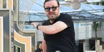 Ricky Gervais’ home town has named a rubbish truck after him and he’s not down in the dumps about it at all