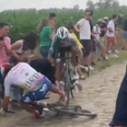 Tour de France rider breaks neck in horrible collision with fan